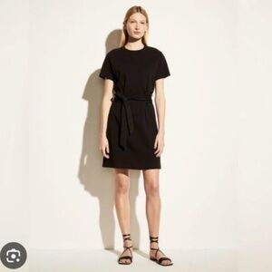 Vince Tie Front Shirt Dress